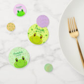 Froggy First Bird Party Frog Colorée Confetti (Groupe)