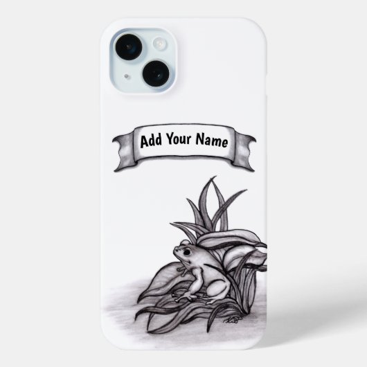Froggy, Jouw naam toevoegen Case-Mate iPhone Case (Achterkant)