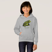 Froggy, joyeux frogmas ! Sweat - shirt à capuche (Devant entier)