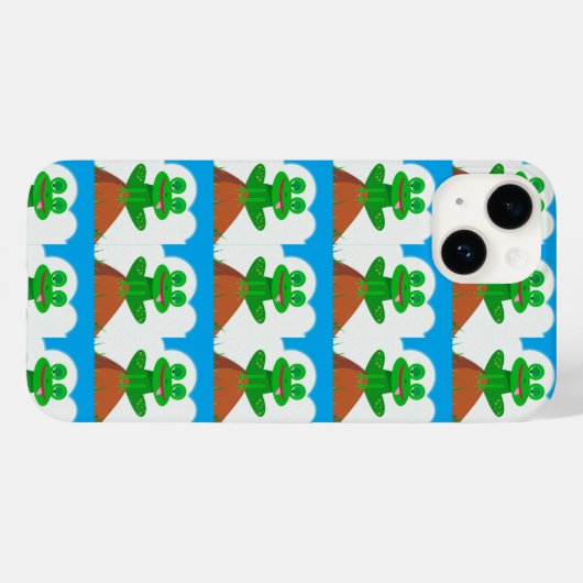 Froggy on A Hill Phone Case (Achterkant (horizontaal))