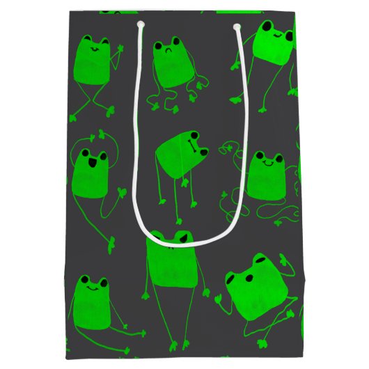 Froggy pals medium cadeauzakje (Achterkant)