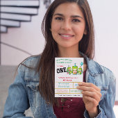 Froggy verjaardagsviering - 1 jaar! kaart