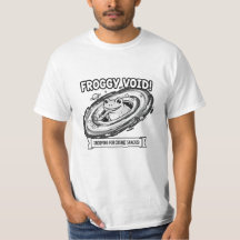 Froggy Void Grappige Ruimte Kikker Cartoon