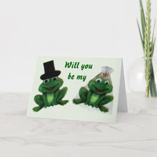 Froggy Wedding - Attendant Request (Voorkant)