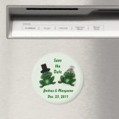 Froggy Wedding - Save the Date Magneten (Insitu (Vaatwasser))