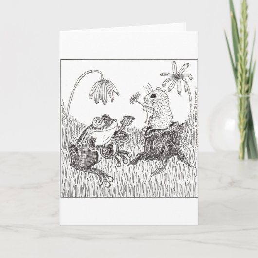 Froggy Went A-Courtin' Kaart (Voorkant)