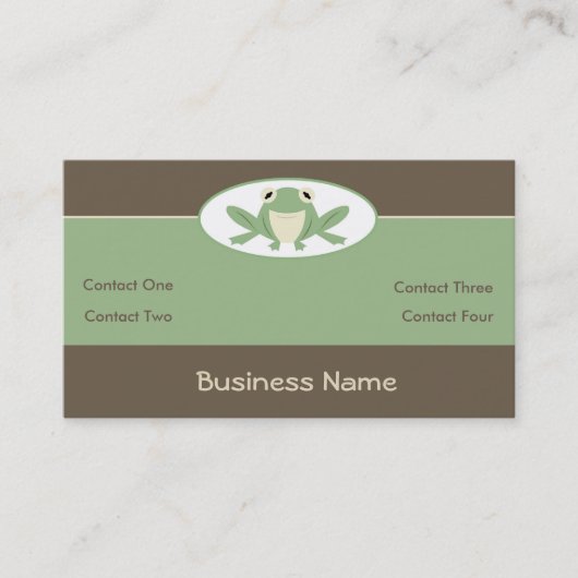 Froglet Cartes de visite (Devant)