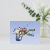 Frogman Briefkaart (Staand voorkant)