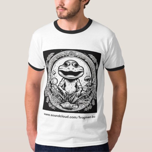 Frogman Psychedelic Mannen T-Shirt (Voorkant)