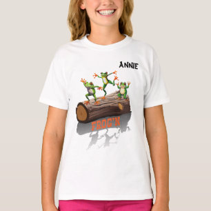 "Frog'n  Girl's T-shirt