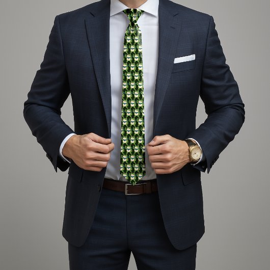 Frogs Against Fascism Portland Frog Protest Stropdas