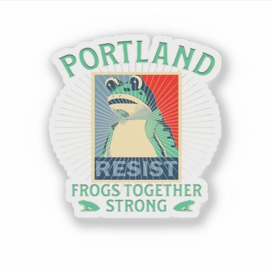 Frogs Classic Sticker (Voorkant)