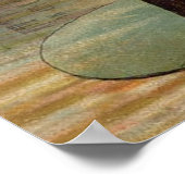 Frogs Lily Pads Moon Illustratie Poster (Hoek)