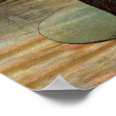 Frogs Lily Pads Moon Illustratie Poster (Hoek)