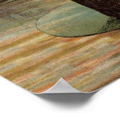 Frogs Lily Pads Moon Illustratie Poster (Hoek)