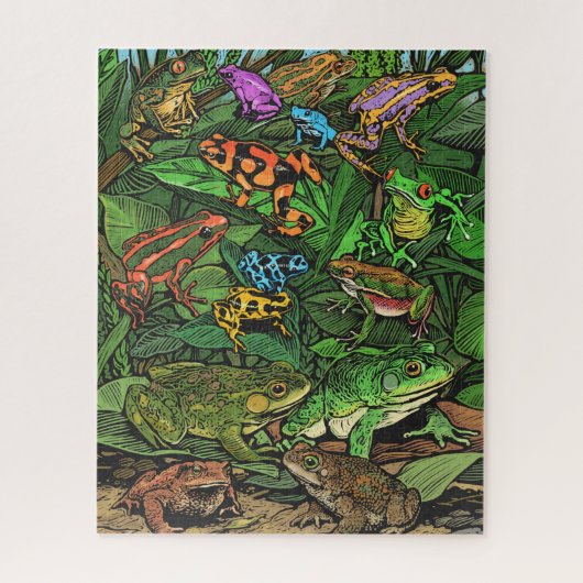 Frogs Puzzle Legpuzzel (Verticaal)