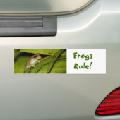 Frogs Rule Bumpersticker (Op auto)