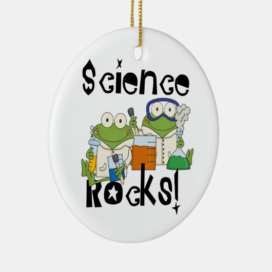 Frogs Science Rocks Keramisch Ornament (Rechts)