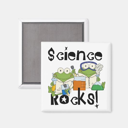 Frogs Science Rocks Magneet (Voorkant / Achterkant)