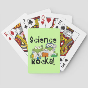 Frogs Science Rocks Pokerkaarten
