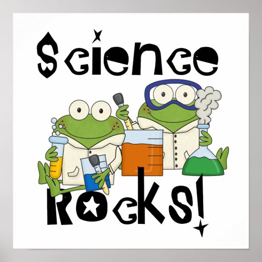 Frogs Science Rocks Poster (Voorkant)