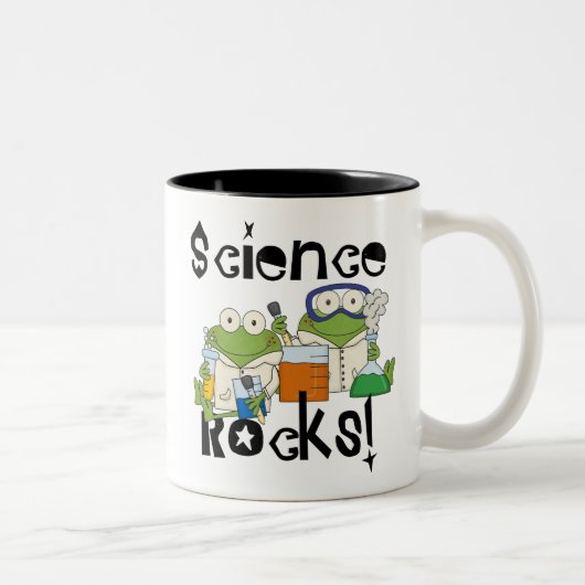 Frogs Science Rocks Tweekleurige Koffiemok (Rechts)