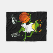 Frogs Sketll Fleece Deken (Voorkant (Horizontaal))