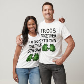 Frogs Together Strong Portland Frog Protest T-shirt (Unisex)