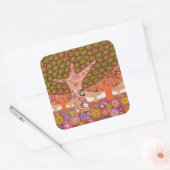 Frogspawn trees 2010 vierkante sticker (Envelop)