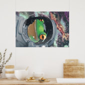 Frogstronaut Poster (Keuken)