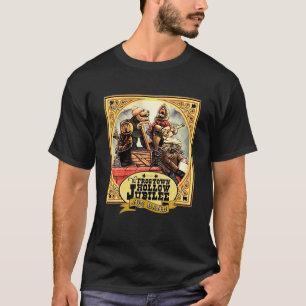 Frogtown Country KerstMannen Jug Band Funny Emme T-shirt