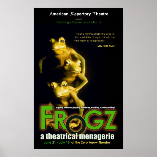 FROGZ POSTER (Voorkant)