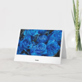 Frohe Ostern Allemand Bonne carte de Pâques Roses  (Dos)