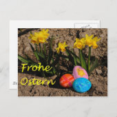 Frohe Ostern Briefkaart (Voorkant / Achterkant)