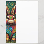 Frohe Ostern - Osterhase in Blumen 2 (Voorkant)