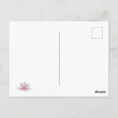 Frohe Ostern rosa Osterei  Briefkaart (Achterkant)