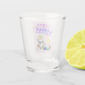 Frohe Ostern Shot Glas (Achterkant)