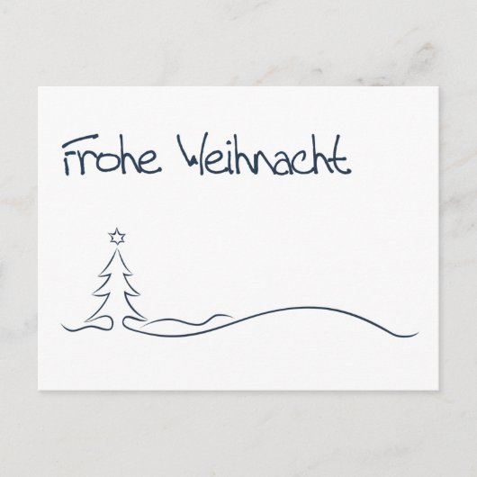 Frohe Weihnacht... / Vrolijk kerstfeest Feestdagenkaart (Voorkant)