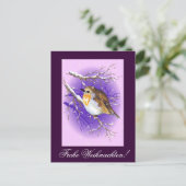 Frohe Weihnachten! Briefkaart (Staand voorkant)