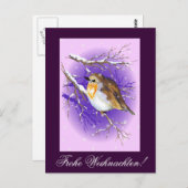 Frohe Weihnachten! Briefkaart (Voorkant / Achterkant)