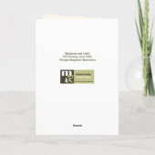 Frohe Weihnachten. Carte de Noël en allemand (Dos)