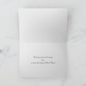 Frohe Weihnachten. Carte photo de Noël allemande (Intérieur)