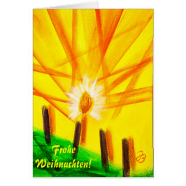 Frohe Weihnachten die Kaart vouwen