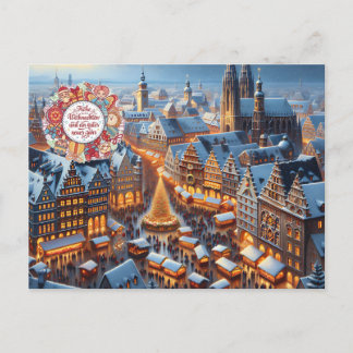 Frohe Weihnachten Duitse Kerst Feestdagenkaart
