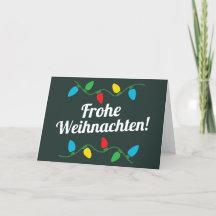 Frohe Weihnachten | Duitse kerst Kaart