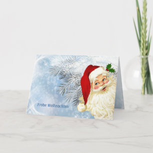 Frohe Weihnachten - Duitse Kerstmis Feestdagen Kaart