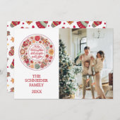 Frohe Weihnachten Feestdagenkaart (Voorkant / Achterkant)