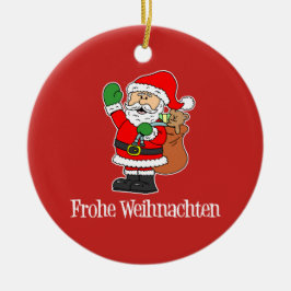 Frohe Weihnachten German Kerstkerstkerstkerstkerst Keramisch Ornament
