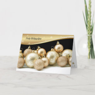 Frohe Weihnachten. kerstKaart in het Duits Feestdagen Kaart