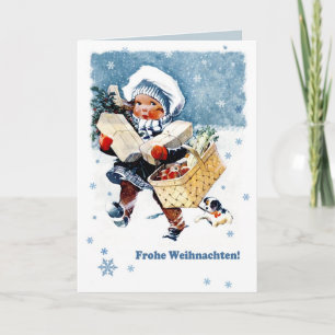 Frohe Weihnachten. kerstKaarten in het Duits Feestdagen Kaart